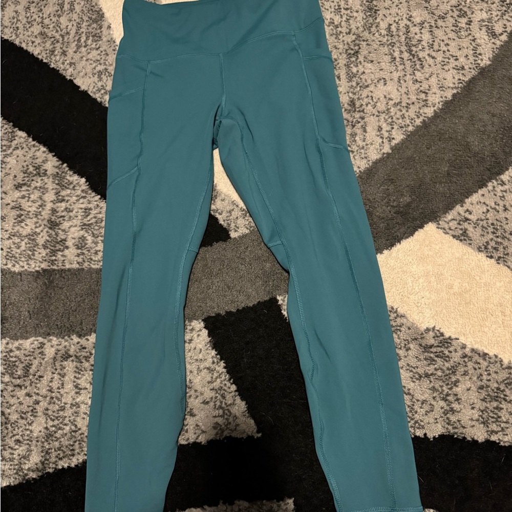90 Degree By Reflex Turquoise Leggings
